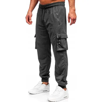 Denley pánské tepláky šedé velikost XXL