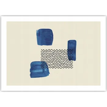 Obraz Plakát bez rámu do obývacího pokoje ložnice 70x50 abstrakce moderní módní obraz