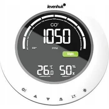 Meteostanice Měřič koncentrace CO2 Levenhuk Wezzer PLUS LP90