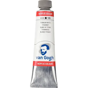 Vodová barva Van Gogh 22051050 Akrylová barva Titanium White 40 ml 1 ks