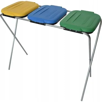 Odpadkový koš Nádoby na tříděný odpad PAKO 120 l, 3-komorové