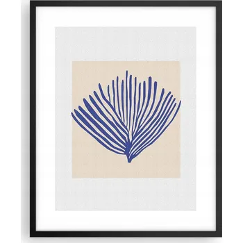 Obraz Foto obraz plakát v černém rámu 40x50 korál plakáty do obýváku