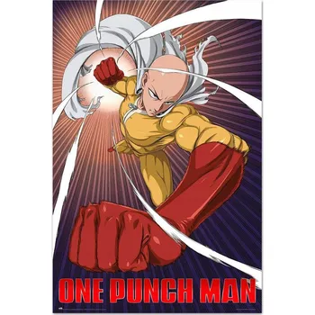 Obraz Plakát One Punch Man Saitama bez rámu 61 x 91,5 cm