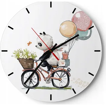 Hodiny Nástěnné hodiny do kuchyně 30x30 Pro děti Skleněné hodiny do obýváku Tiché