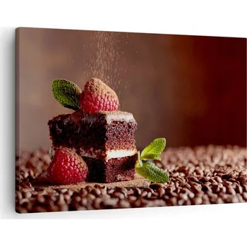 Obraz Obraz na plátně do obýváku ložnice 70x50 dort foto obrazy na zeď