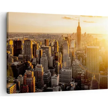 Obraz Obraz na plátně do obýváku, ložnice 70x50 město foto obrazy na zeď