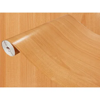 Tapeta Fólie PVC imitace dřeva Samolepicí tapeta na nábytek, dekor buk červený