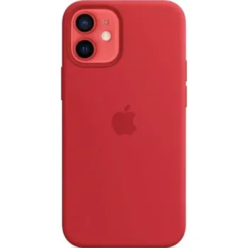 Pouzdro na mobilní telefon Silicone Case iPhone 12 PRO MAX Red - MagSafe