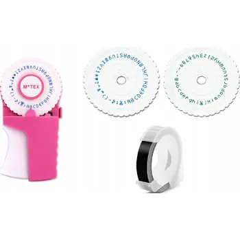 Tiskárna štítků Reliéfní štítkovač štítkovač tiskárna štítků a 3D nálepek MOTEX E303 růžová