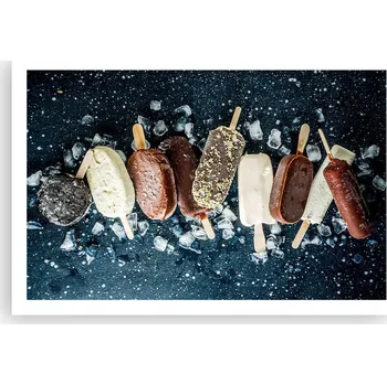 Obraz Obraz plakát do obýváku ložnice 91x61 zmrzlina foto plakáty na zeď bez rámu