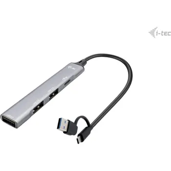 Držák PC I-Tec USB-A/USB-C Metal HUB 1x USB-C 3.1 + 3x USB 2.0 CAHUBMETALMINI4