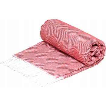 Prostěradlo Deka Rena Home bavlna 140 cm x 200 cm červená