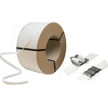 Lepicí páska Balicí páska Alpako bílá, šířka 12 mm, délka 1000 m, 1 ks