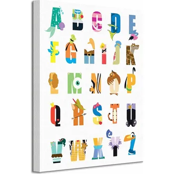 Obraz Disney Abeceda Písmenka - Obraz na plátně 40x50 cm