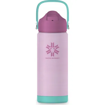 Termoska Termoska na nápoje Snow Monkey 0,53 l růžová