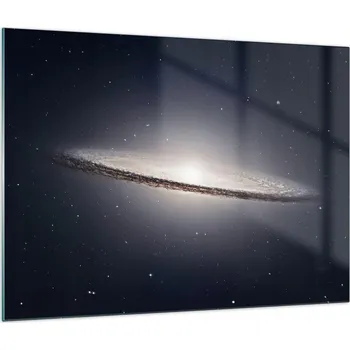 Obraz Obraz na skle do obýváku ložnice 70x50 galaxie obrazy na zeď sklo