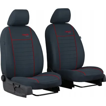 Moto oblečení Potah na přední sedadla Pok-ter čalounická látka bordó, černá, červená, modrá, šedá, zelená, žlutá univerzální