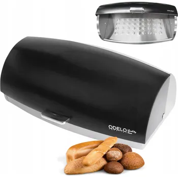 chlebník Chlebník jednodílný Odelo černý, šedý ocel