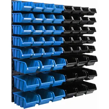 Obraz DÍLENSKÁ STĚNA S NÁŘADÍM DO GARÁŽE 58 ZÁSOBNÍKŮ