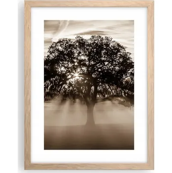 Obraz Obraz plakát v rámu světlý dub do obýváku 30x40 krajina plakáty na zeď