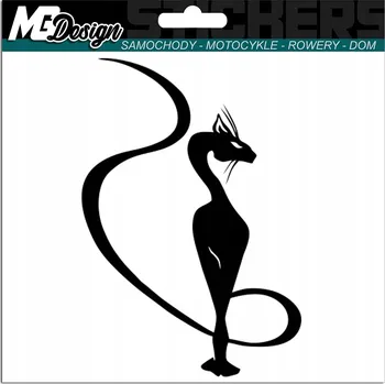 Samolepicí dekorace na vozidlo Samolepka na auto MGDesign Sfinga 10x8 cm černá matná