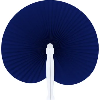 Karnevalový doplněk Plastový vějíř STILO - tm. modrý