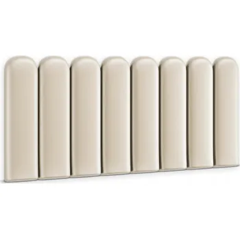 Postel ČALOUNĚNÉ PANELY Z EKO KŮŽE PLOT 80x20 ČELO POSTELE 3D