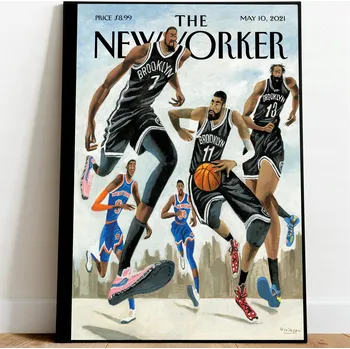 Obraz Plakat Okładka Magazynu The New Yorker bez rámu 50 x 70 cm
