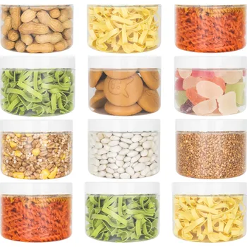 Dóza na potraviny 12 x ZAVAŘOVACÍ SKLENICE NÁDOBA NA POTRAVINY SYPKÉ VÝROBKY 0,5L kamaju POLSKÝ VÝROBEK