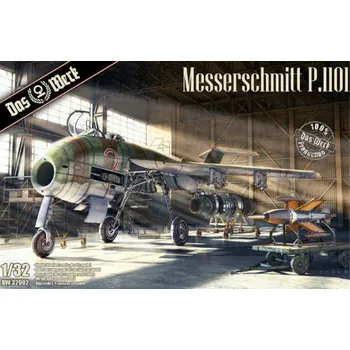 Plastikový model Das Werk 1/32 Messerschmitt P.1101