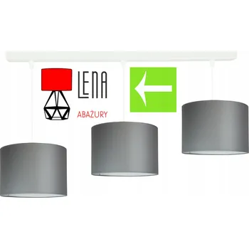 Moderní závěsné stropní svítidlo, lustr s módním stínidlem 20cm šedé LED