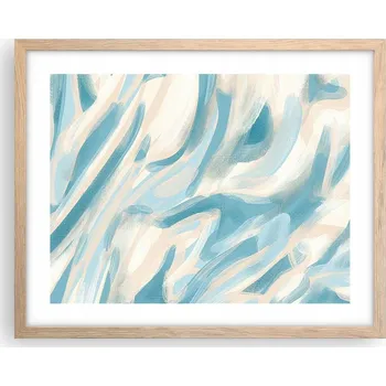 Obraz Obraz plakát na zeď v rámu světlý dub 50x40 cm foto do obýváku