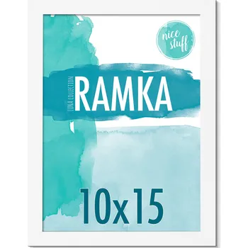 Rám na obraz Rámeček na fotografie 10x15 A6 rámeček 10x15 rámečky na fotografie bílá MDF foto rám
