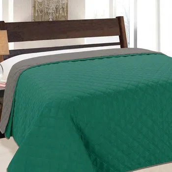 Prostěradlo Přehoz na postel Euromat polyester 220 cm x 240 cm šedý