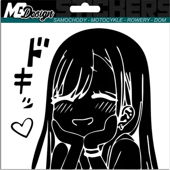 Samolepicí dekorace na vozidlo SAMOLEPKA na auto ANIME DÍVKA JAPONSKO 14x15