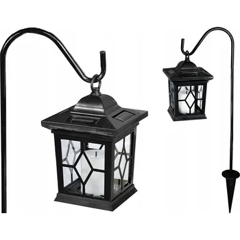 Lucerna Solární lampa dekorace LUCERNA efekt svíčky P504