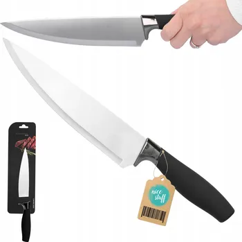 Kuchyňský nůž NÓŻ SZEFA KUCHNI stal nierdzewna duży 33 cm kuchyňský nůž na krájení OSTRÝ