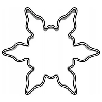 Forma na pečení Formička na sušenky EkoForemki 5 x 4,5 cm