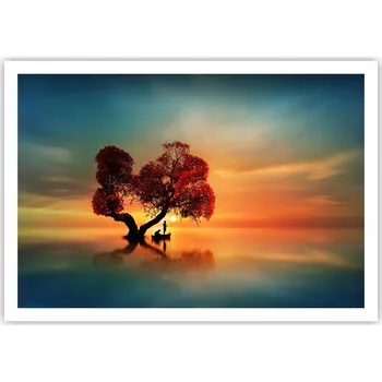 Obraz Plakát na zeď bez rámu 100x70 krajina obraz plakáty do obývacího pokoje ložnice