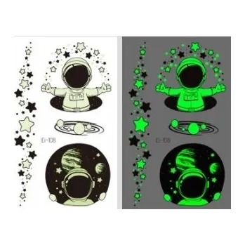 Tetování Smyvatelné tetování pro děti SVÍTÍCÍ VESMÍR EI108