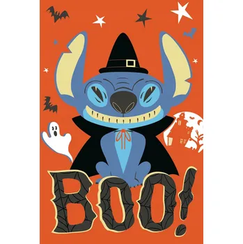 Obraz Plakát na zeď Stitch Halloween Plakáty do dětského pokoje 61 x 91,5 cm