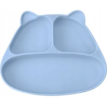 Talíř Mombella Talíř s Přísavkou Panda Světle Modrá