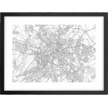 Obraz Obraz plakát v černém rámu do obýváku 40x30 foto města, plakáty na zeď