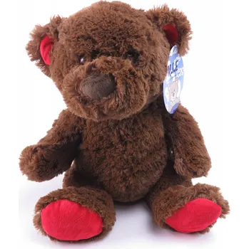 plyšák MĚKKÝ MEDVÍDEK PLYŠOVÝ MAZLÍČEK PŘÍTULNÍČEK HNĚDÝ