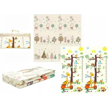 Hrací deka Pěnová oboustranná vzdělávací podložka 150x200 (I055)