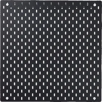 Obraz IKEA SKADIS DĚROVANÁ DESKA ČERNÁ 56x56 CM