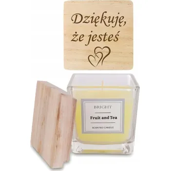 Svíčka Świeca Zapachowa ve skle s gravírováním Dárek pro maminku, tatínka, babičku