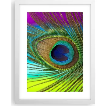 Obraz Obraz plakát v bílém rámu do obýváku 30x40 abstrakce plakáty na zeď