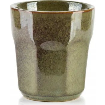 Keramický hrnek porcelánový jednoduchý 100 ml zkažená zeleň NATURE Mondex 8380