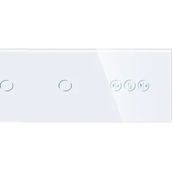 vypínač DOTYKOVÝ SPÍNAČ OVLADAČ ROLETY + 2x SPÍNAČ 1K SVĚTLA WIFI TUYA